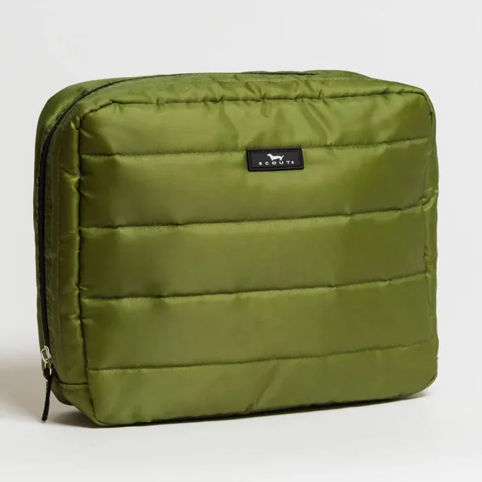 SCOUT - All-Inclusive Toiletry Bag - Green Puffer