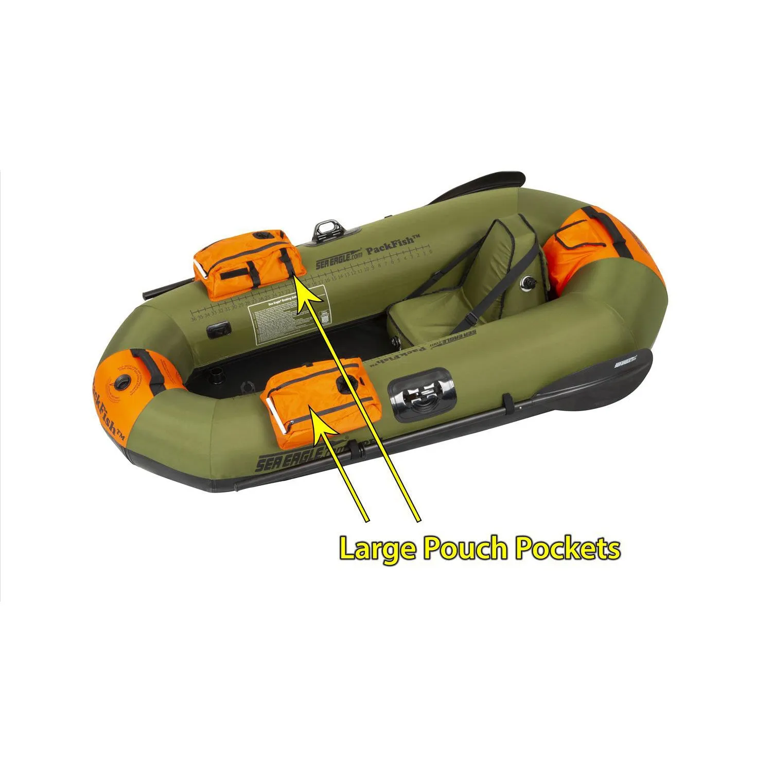 Sea Eagle PackFish7 Fishing Kayak Deluxe Package