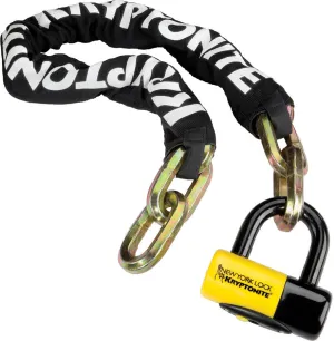 Security - Kryptonite New York Fahgettaboudit Chain 1410 and Disc Lock: 3.25' (100cm)