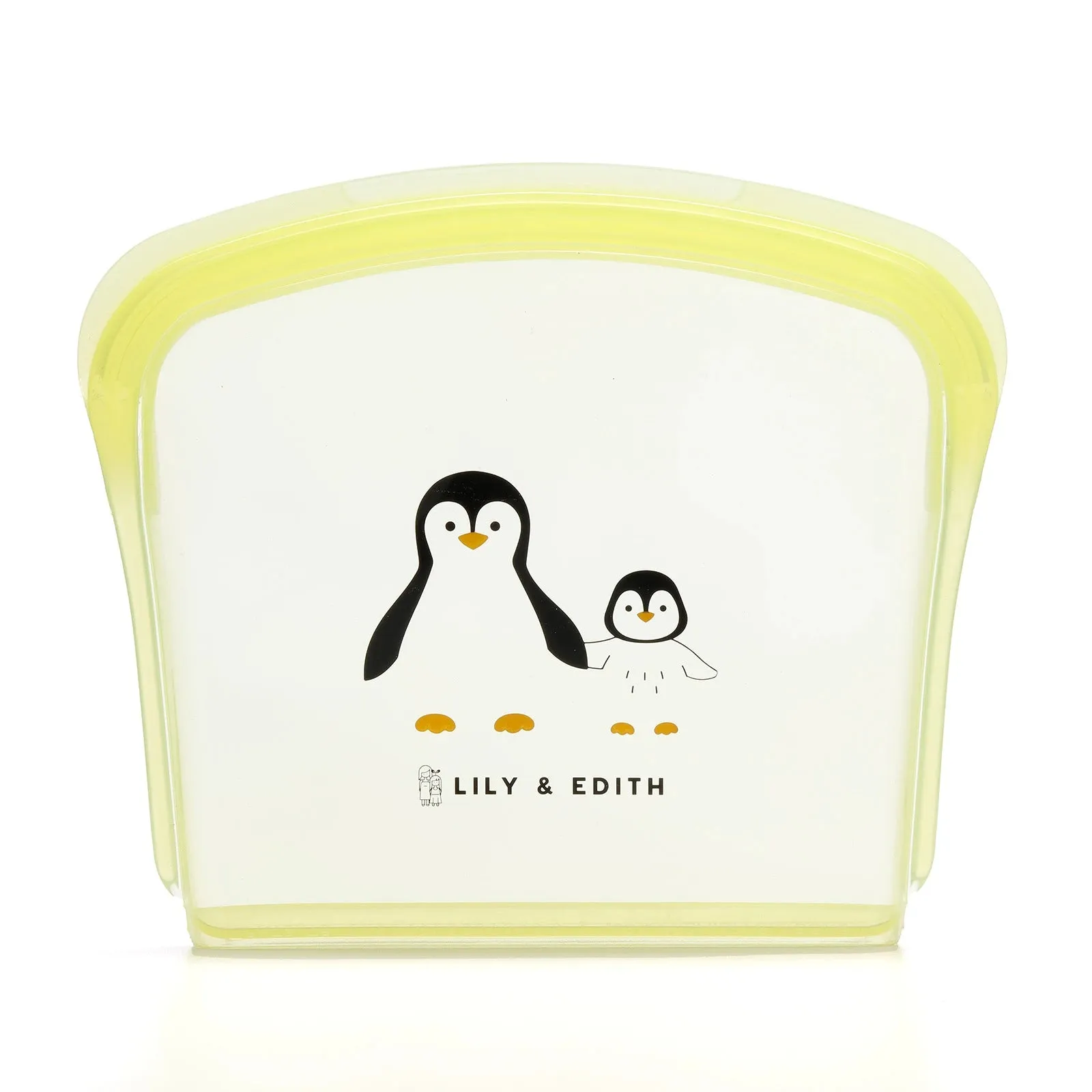 Silicone Reusable Sandwich Bag | Penguin