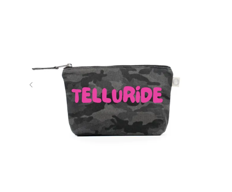 SKI  - VAIL or your Favorite Ski Location Makeup Bag