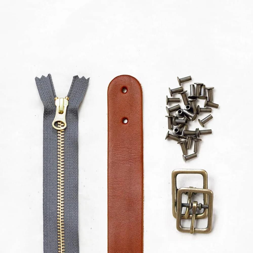 Slabtown - Chestnut Leather   Hardware Kit