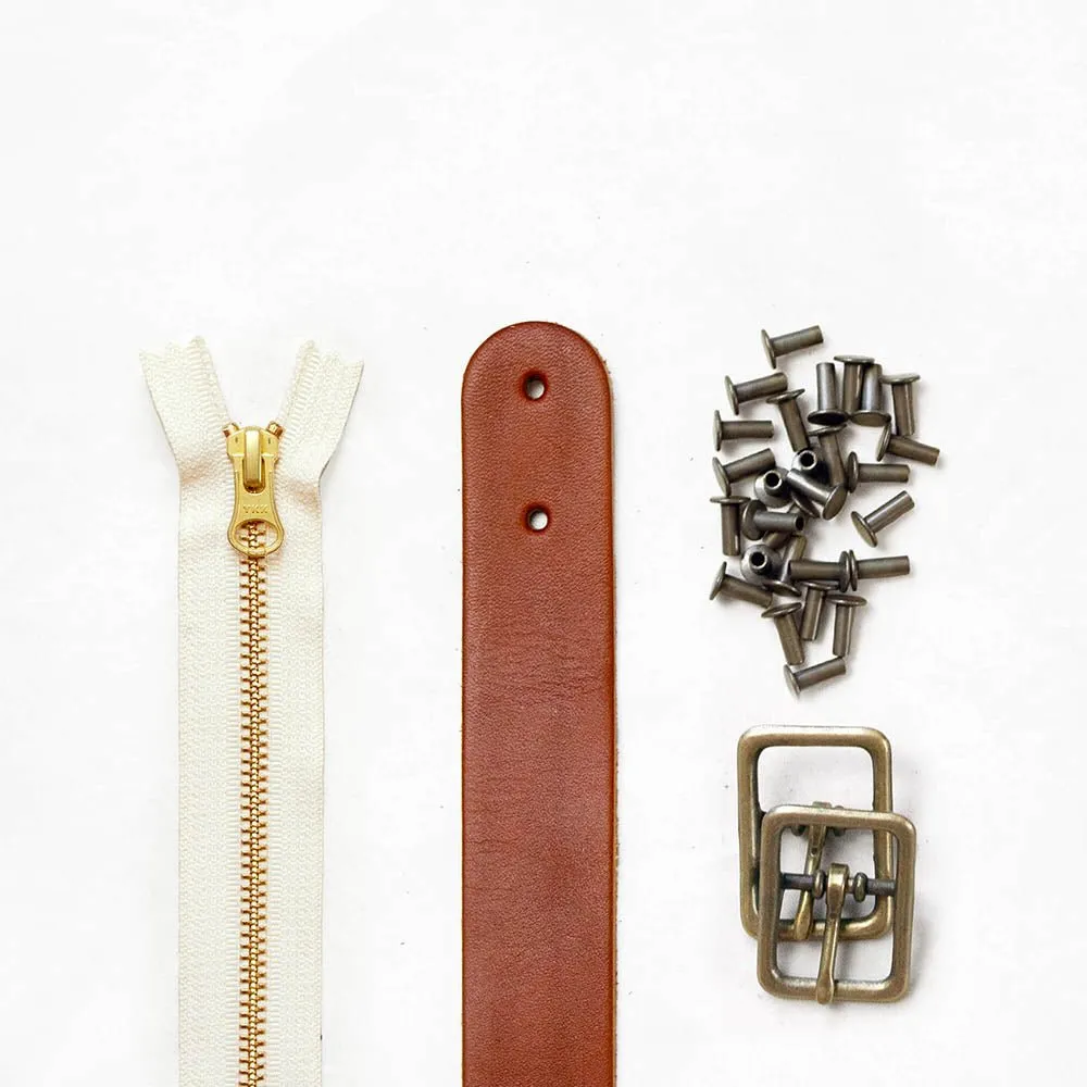 Slabtown - Chestnut Leather   Hardware Kit