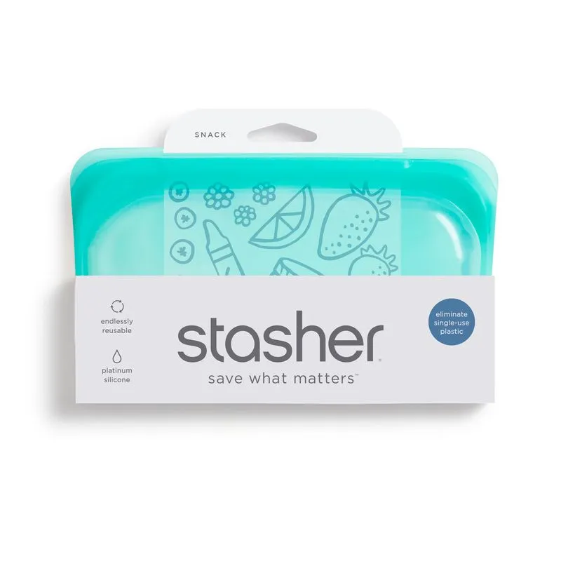 Stasher Reusable Silicon Bag for Dog Treats, Snack