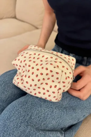 Strawberries Makeup Bag