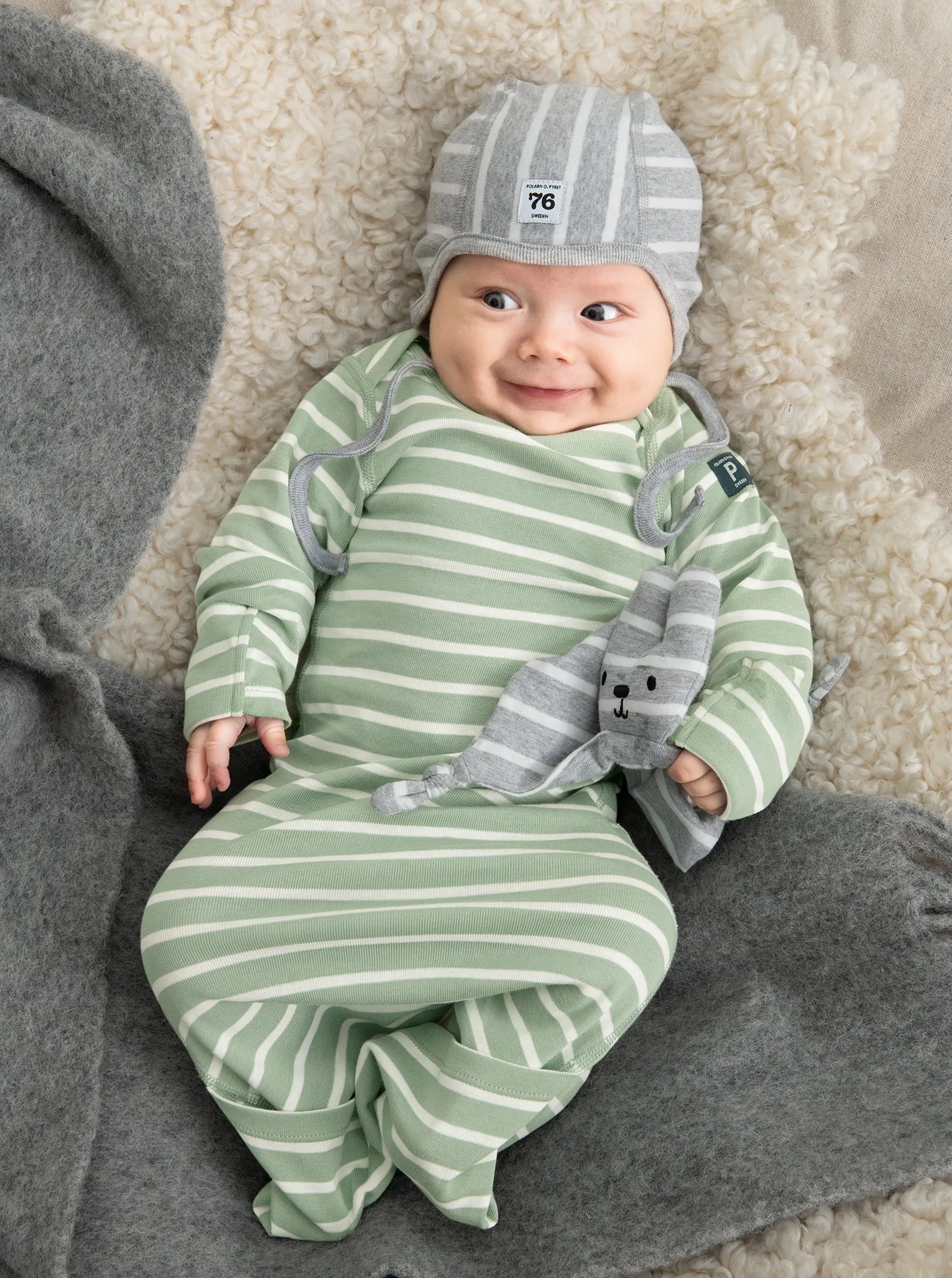 Striped Baby Sleep Bag