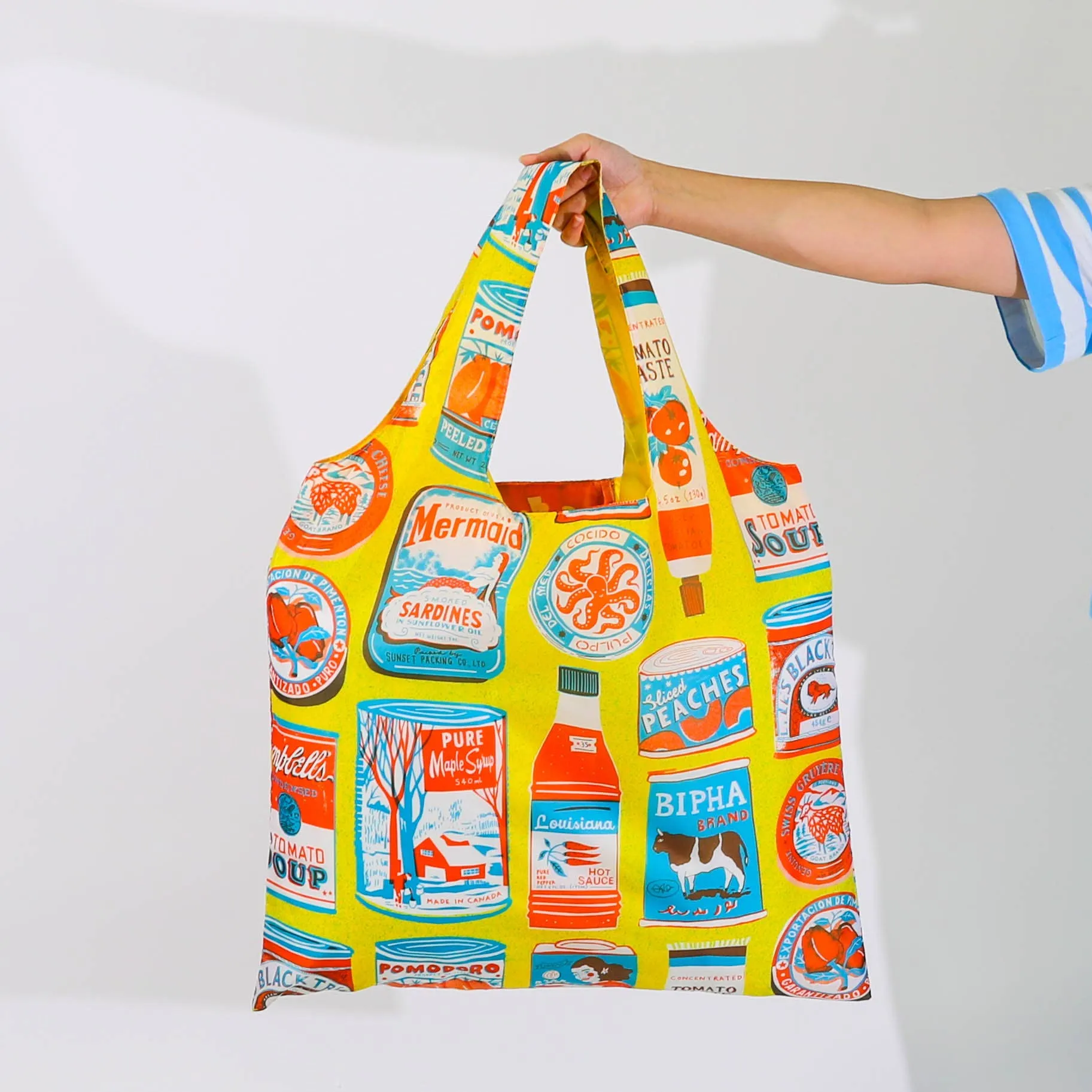 Tins Art Sack by The Printed Peanut - Reusable Tote