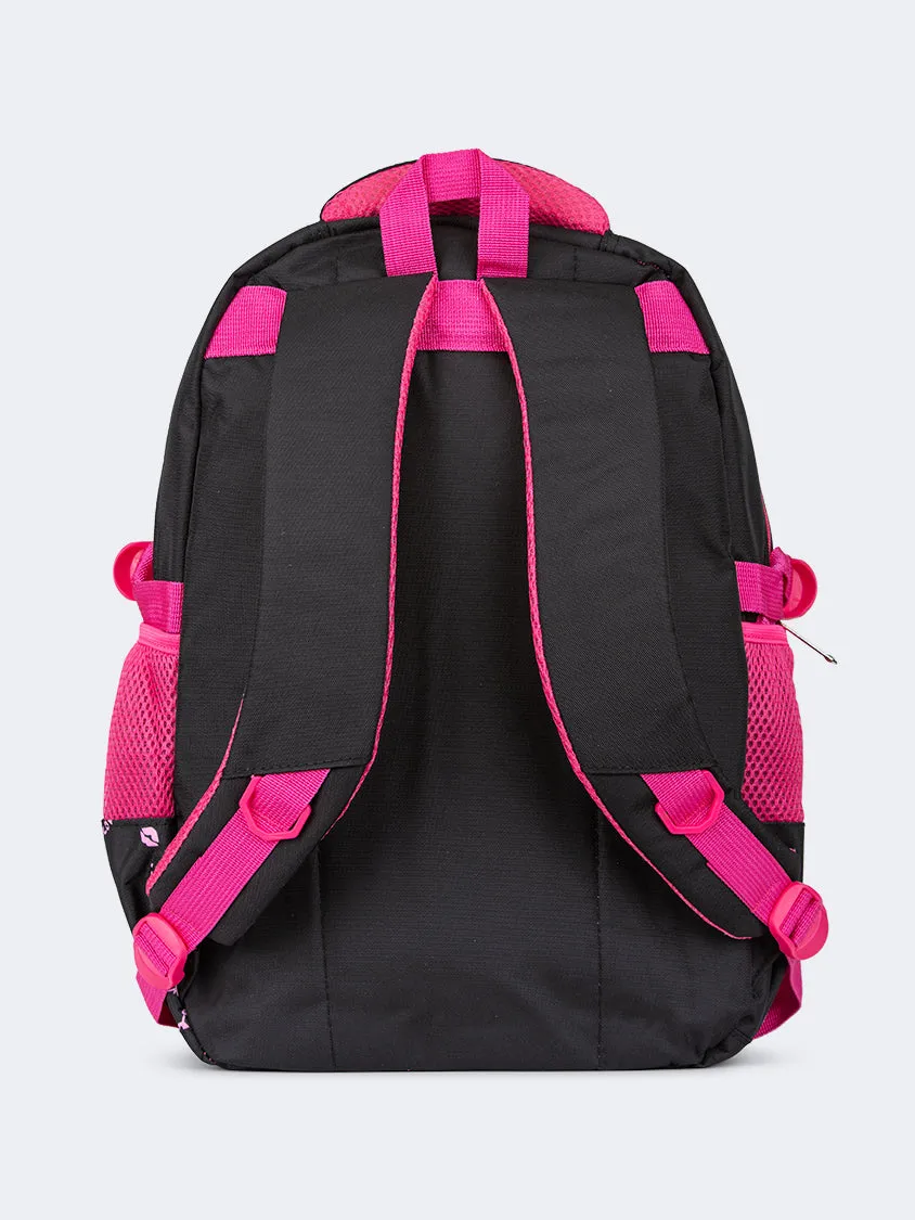 Topten Accessories The Ultimate Love School Backpack Unisex Back To School Bag Black/Pink