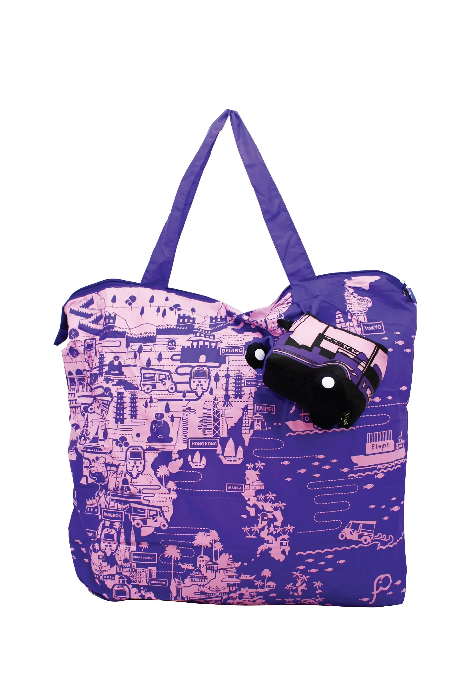 TUK TUK FOLDABLE ASIA - L : Purple / Pink