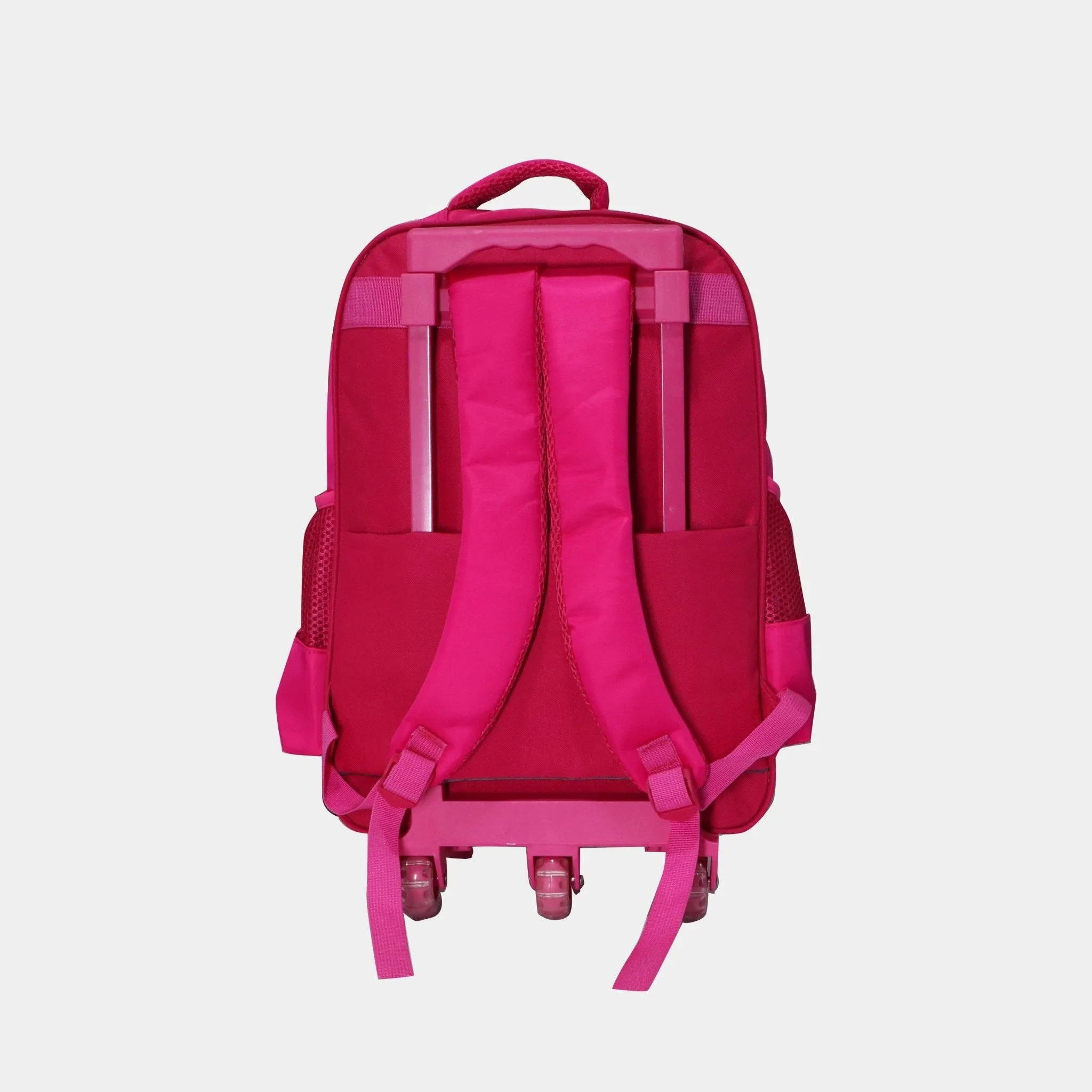 Wheeled School Bags Set of 3-Pink Berry Butterfly