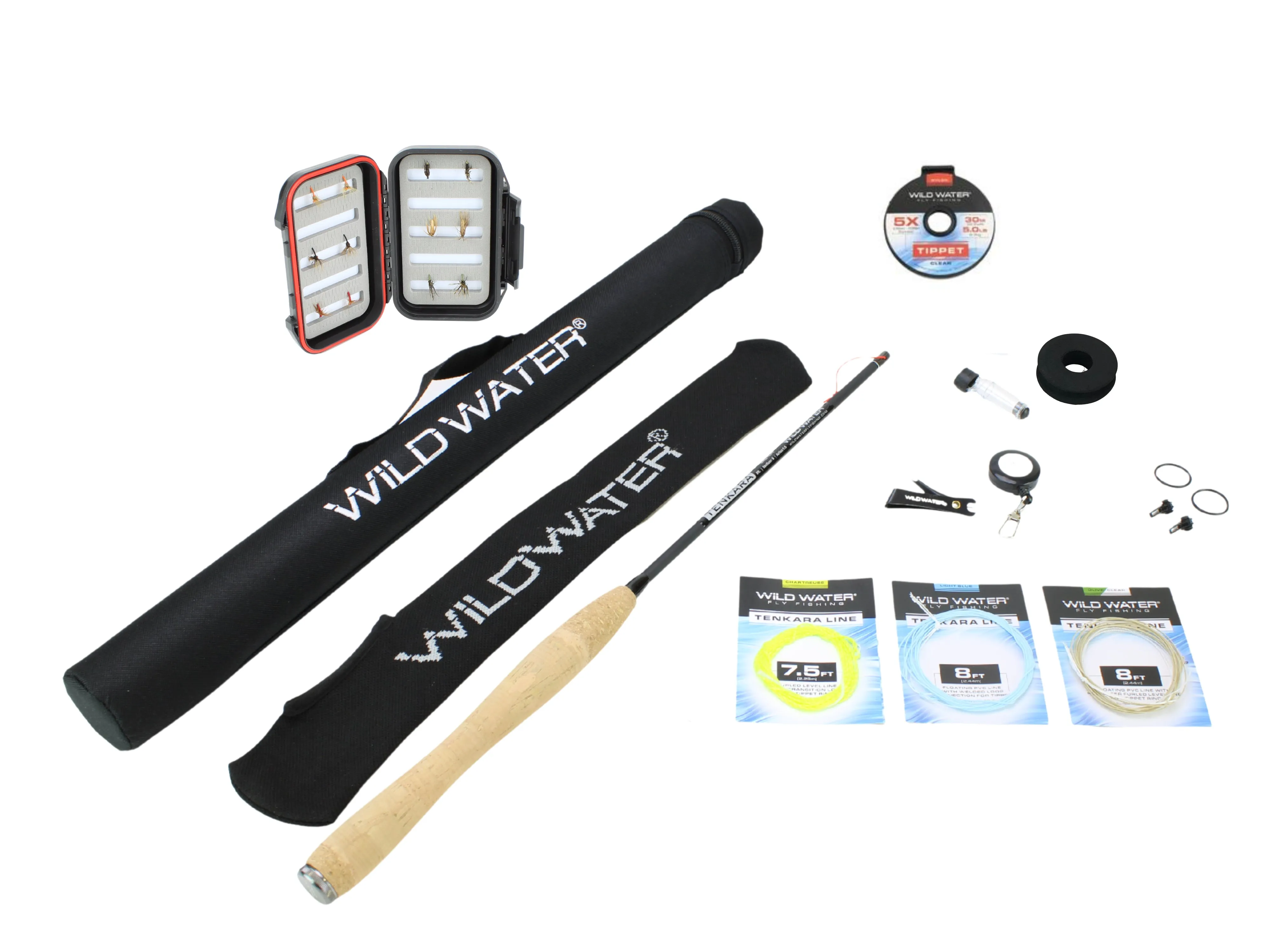 Wild Water Tenkara Fly Fishing Kit 8 ft Rod