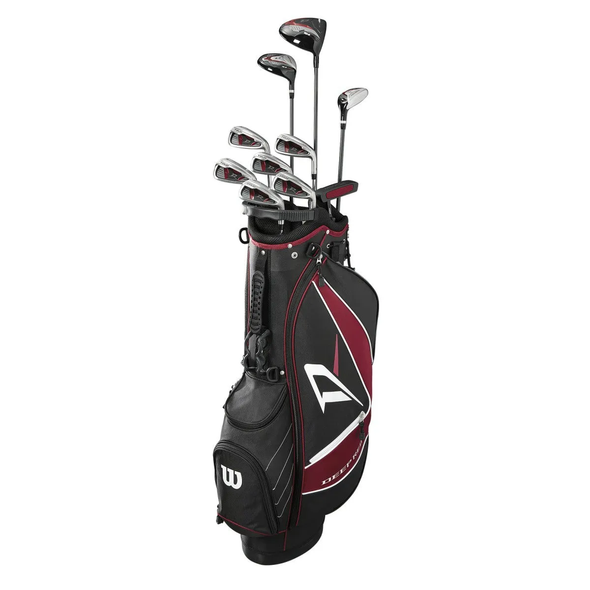 Wilson Deep Red Tour Right Hand Mens Carry Complete Golf Set