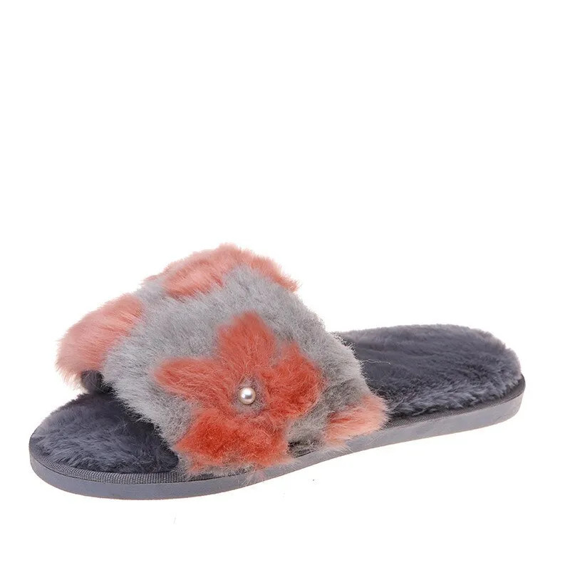 Women's Fashion Slippers with Flowers